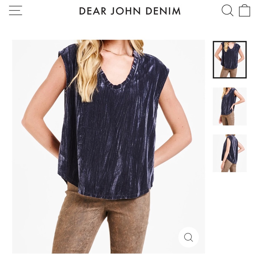 Dear John Yanis Velvet Top